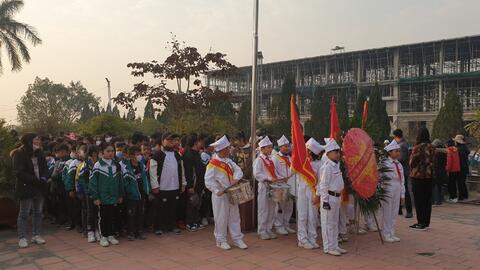 Liên đội Trường Tiểu học Đức Hợp tổ chức các hoạt động chào mừng ngày thành lập Quân đội nhân dân Việt Nam 22-12